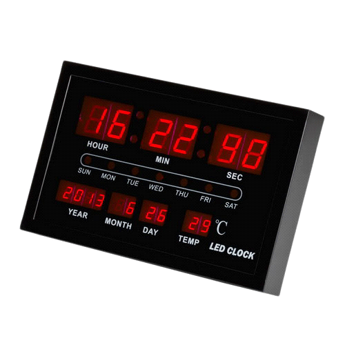 שעון קיר חשמלי ממותג