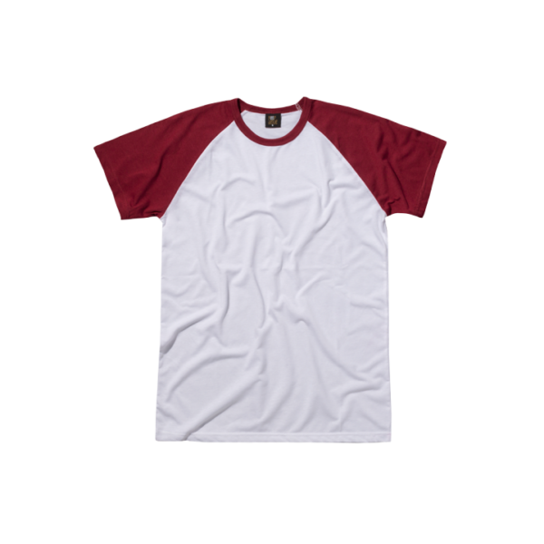 חולצה בייסבול אמריקאי גוף לבן שרוול קצר חולצה בייסבול אמריקאי גוף לבן שרוול קצר