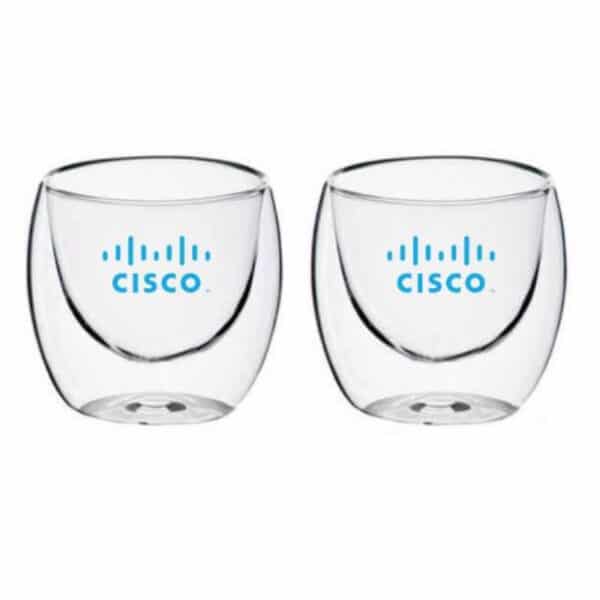 ספלי אספרסו ממותגים עם דופן כפולה