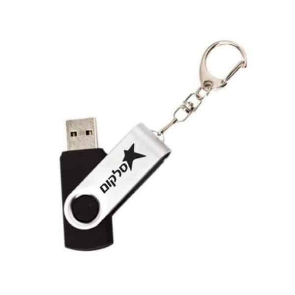 זיכרון נייד עם חריטת לוגו