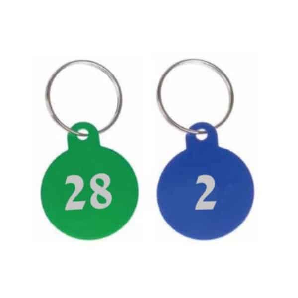 מחזיק מפתחות תג עגול עם חריטה משתנה