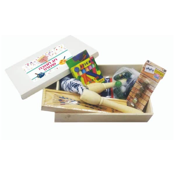 משחקים של פעם במארז עץ