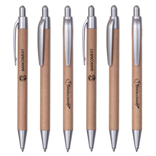 עט כדורי אקולוגי מקרטון ממוחזר