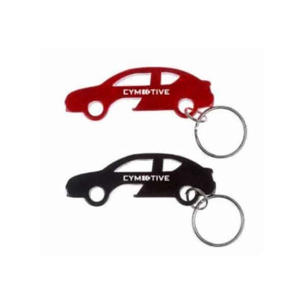 מחזיק מפתחות פותחן ממותג בצורת אוטו