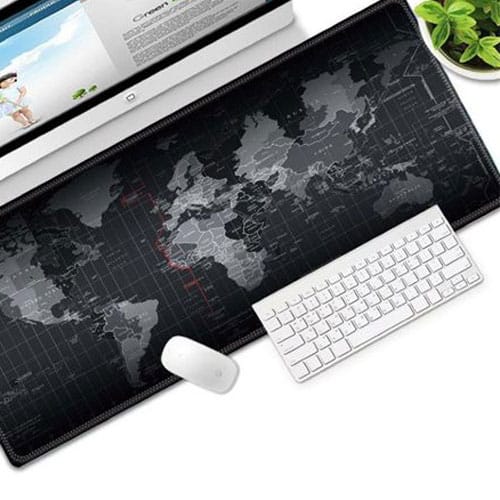 משטח עכבר בעיצוב מפת עולם משטח עכבר בעיצוב מפת עולם