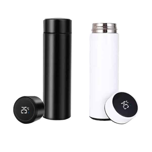 בקבוק תרמי עם מד טמפרטורה בקבוק תרמי עם מד טמפרטורה