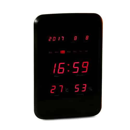 שעון דיגיטלי לקיר ספרות אדומות