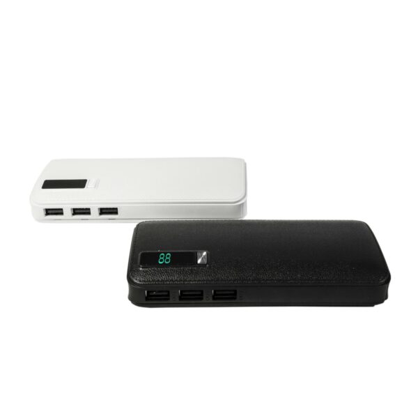 מטען נייד ממותג דמוי עור