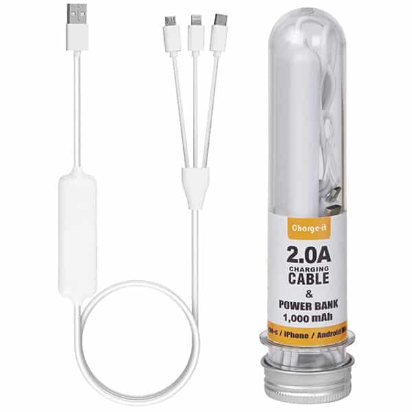 כבל טעינה משולב סוללת גיבוי כבל טעינה משולב סוללת גיבוי