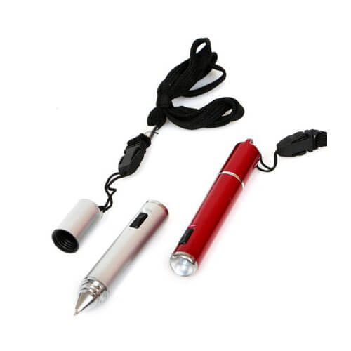 עט תלייה לצוואר משולב פנס