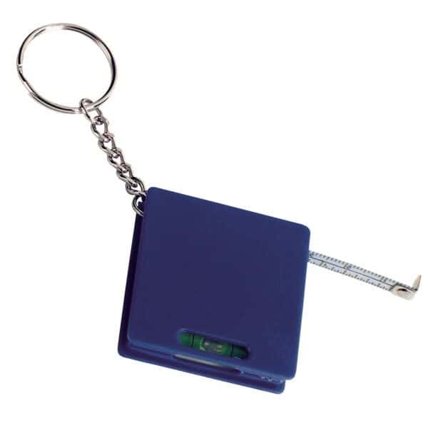 מחזיק מפתחות ממותג עם מטר ופלס