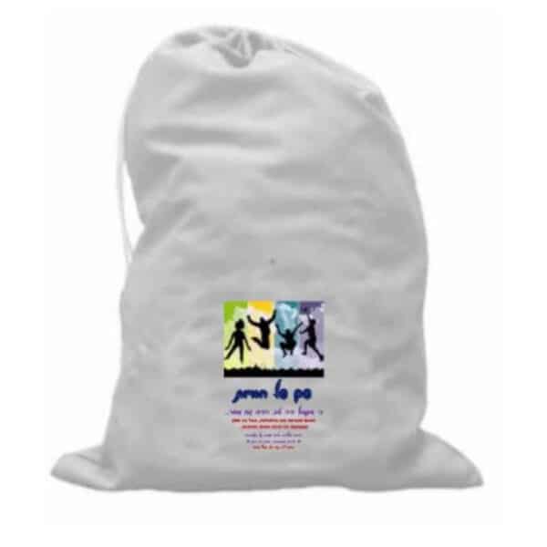 הדפסה צבעונית על שק כביסה