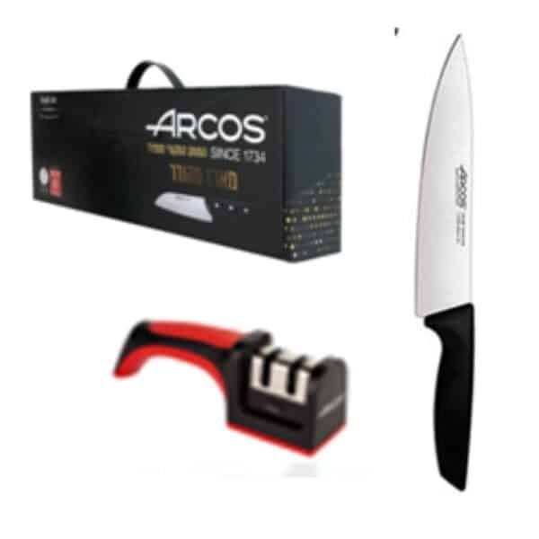 סט סכין ומשחיז