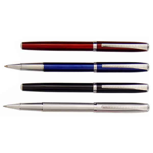 עט רולר מתכתית עם לוגו