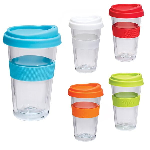 ספל טרמי זכוכית דופן כפולה