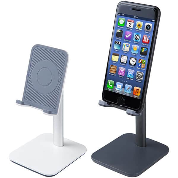 מעמד שולחני ממותג לטלפון נייד