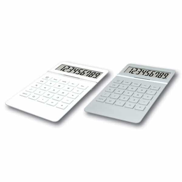 מחשבון גדול עם לוגו