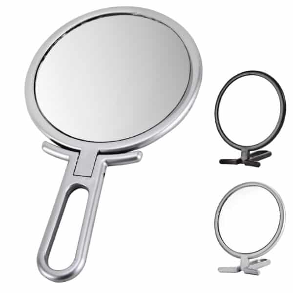 מראה שולחנית ומראת יד ממותגת מראה שולחנית ומראת יד ממותגת