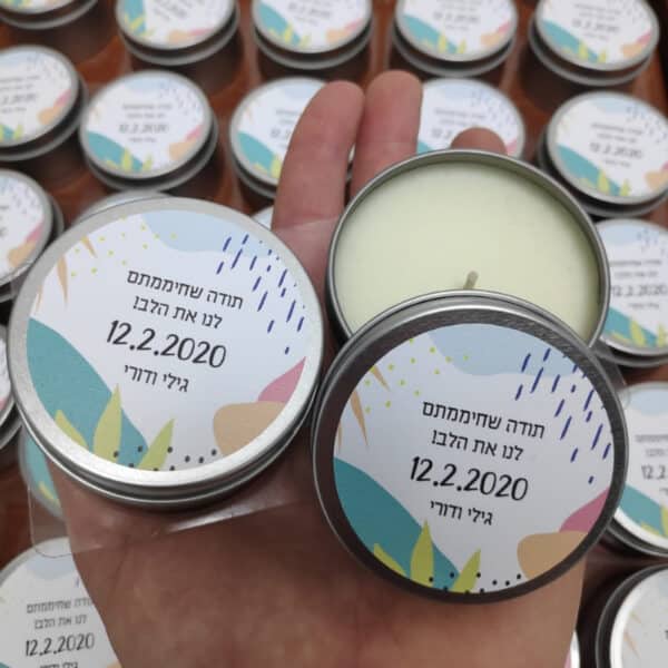 נרות ממותגים לחתונה נרות ממותגים לחתונה