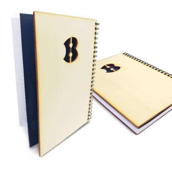 מחברת עץ בחיתוך לייזר