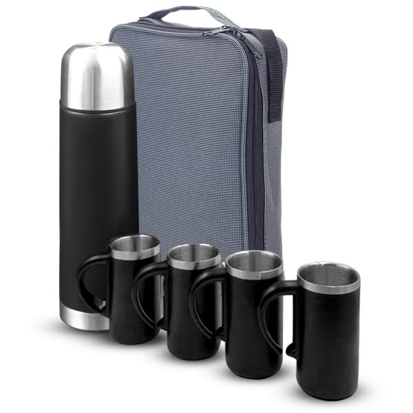 סט טרמוס +4 ספלים