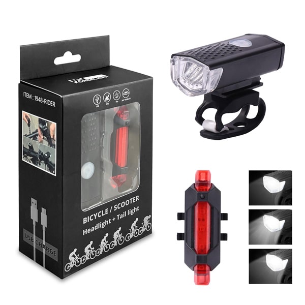 סט תאורה לאופניים סט תאורה לאופניים