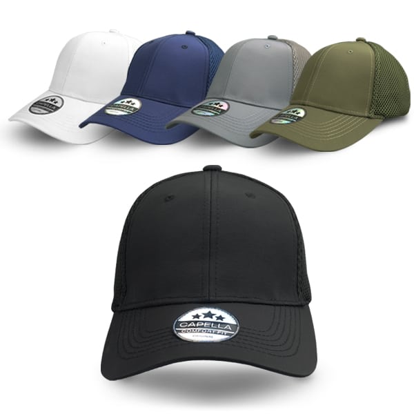 כובע רשת עם הדפסת לוגו