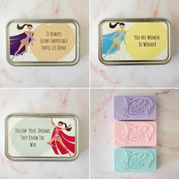 סבונים עם הטבעה