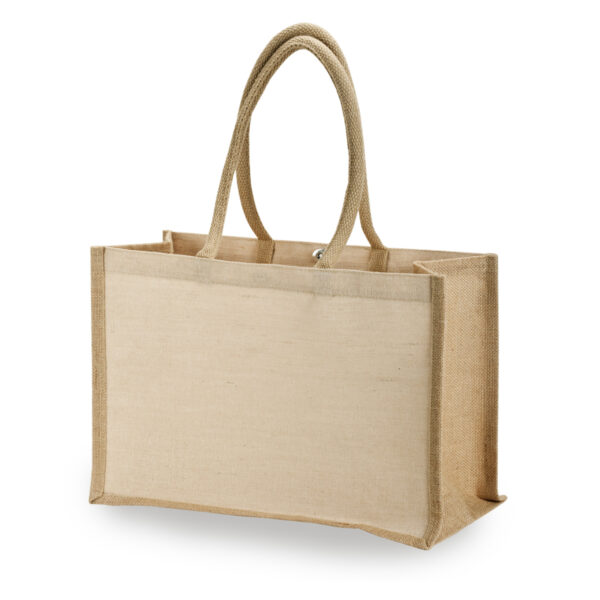 תיק יוטה עם לוגו תיק יוטה עם לוגו