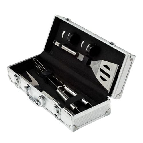 מזוודת אלומיניום ממותגת לברביקיו מזוודת אלומיניום ממותגת לברביקיו