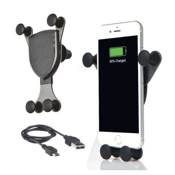 זרוע לנייד משולבת מטען אלחוטי