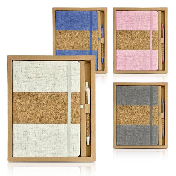 סט ממותג- מחברת ועט סט ממותג- מחברת ועט