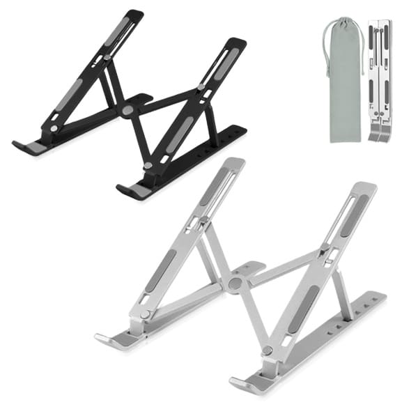 מעמד שולחני מתקפל למחשב נייד ממתכת