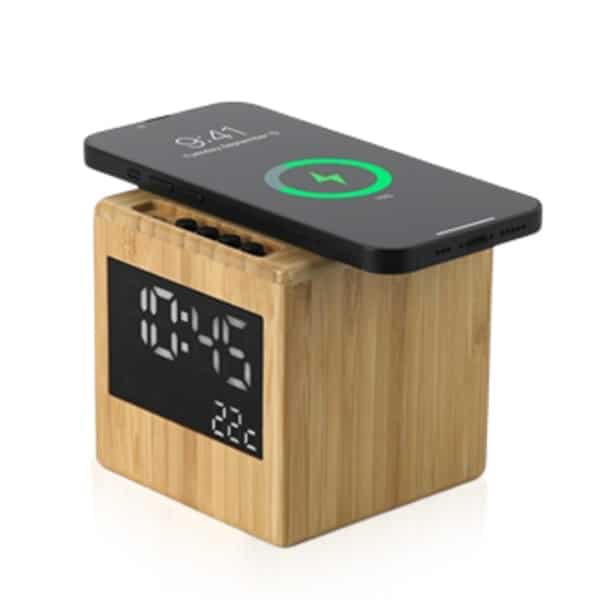 רמקול מטען ושעון בלוק