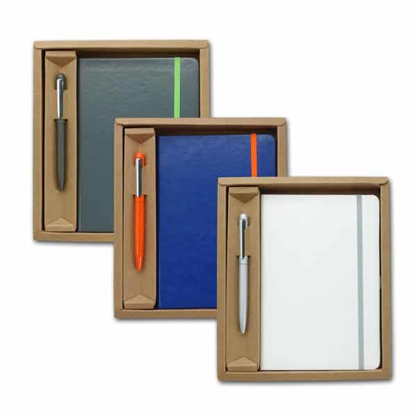 מחברת ועט במארז ממותג