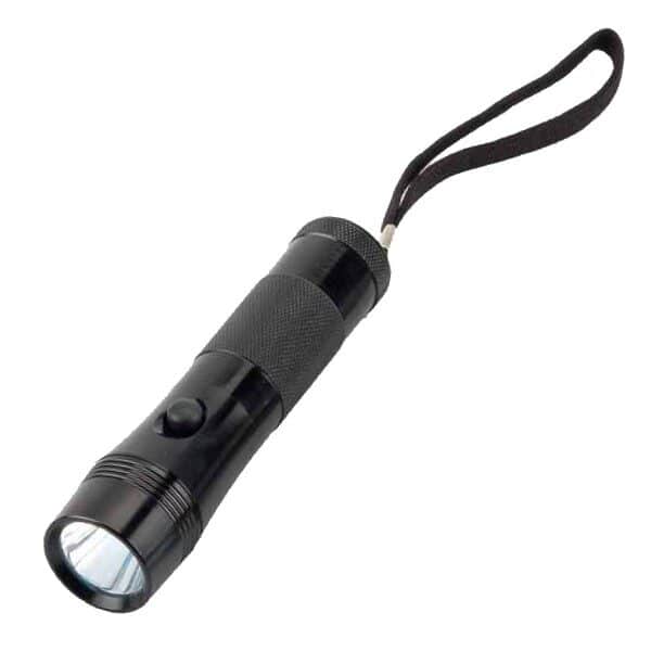 פנס יד ממותג עשוי מתכת