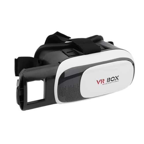 משקפי מציאות מדומה עם הדפס לוגו