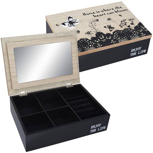 קופסת תכשיטים מהודרת מעץ