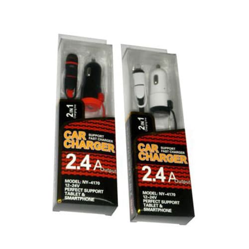 כבל טעינה משולב לרכב