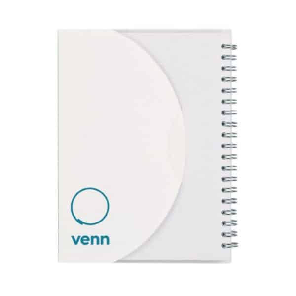 מחברת חצי עיגול ממותגת