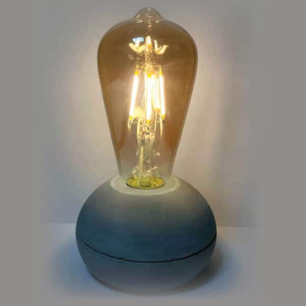 מנורת לד דקורטיבית על מעמד חימר מנורת לד דקורטיבית על מעמד חימר