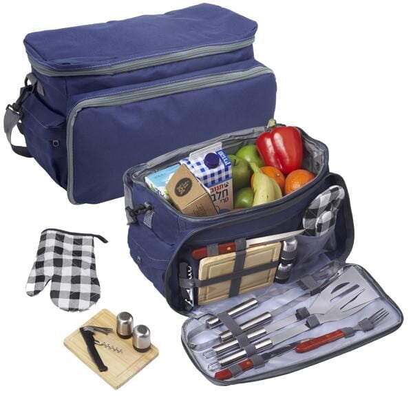 ערכת מנגל משולבת בצידנית