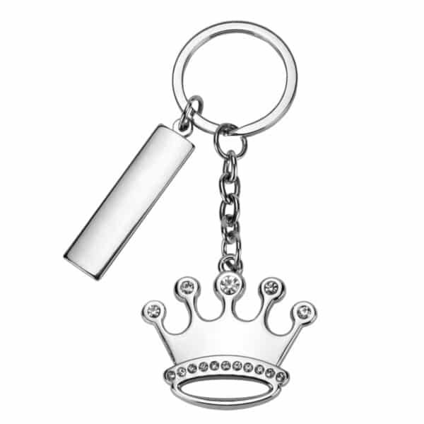 מחזיק מפתחות מתכת בצורת כתר