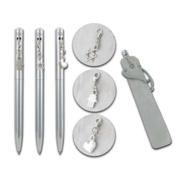 עט ממותגת עם תליון