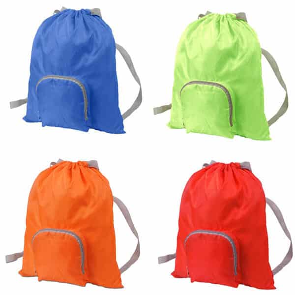 תיק גב מניילון מתקפל לארנק תיק גב מניילון מתקפל לארנק