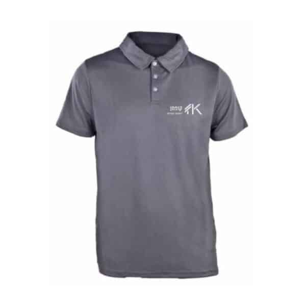 חולצת פולו מנדפת עם לוגו חולצת פולו מנדפת עם לוגו