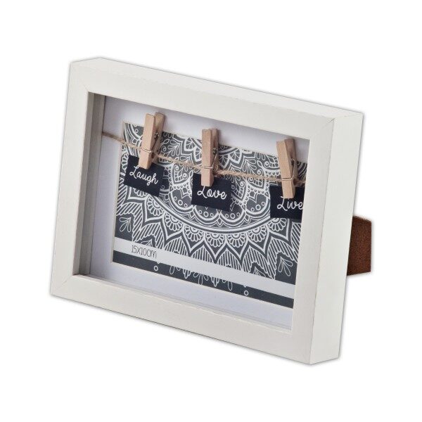 מסגרת תמונה ממותגת עם אטבים