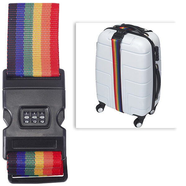 רצועה צבעונית למזוודה