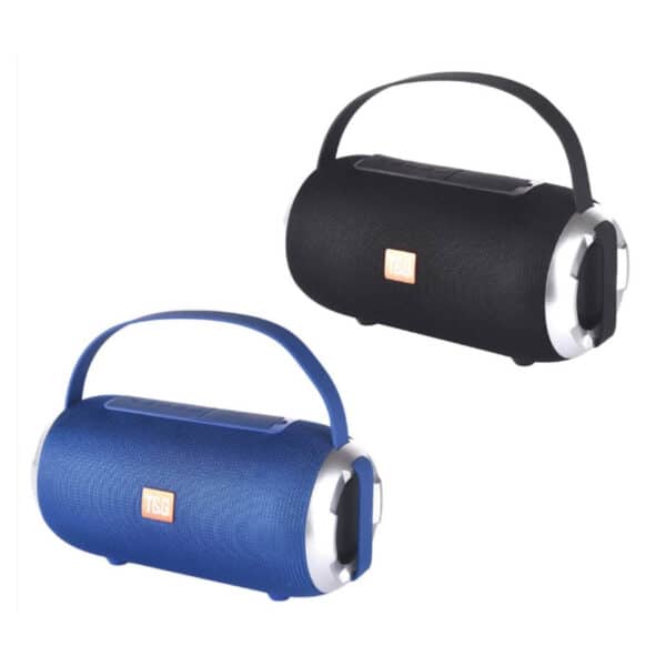 זוג רמקולים ממותגים עם ידית