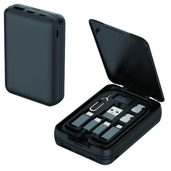 סוללת גיבוי משולבת ערכת מתאמים לסלולר